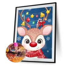 Load image into Gallery viewer, Christmas Deer 30*40CM(Canvas) Full Round Drill Diamond Painting
