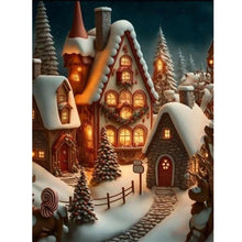 Load image into Gallery viewer, Igloo 30*40CM(Canvas) Full Round Drill Diamond Painting
