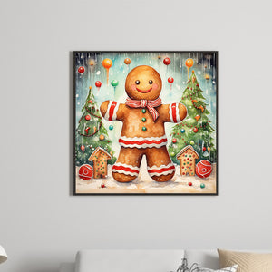 Gingerbread Cookies 40*40CM(Canvas) Full Round Drill Diamond Painting