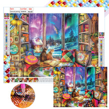 Load image into Gallery viewer, Cat In A House 40*30CM(Canvas) Full Square Drill Diamond Painting

