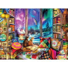 Load image into Gallery viewer, Cat In A House 40*30CM(Canvas) Full Square Drill Diamond Painting
