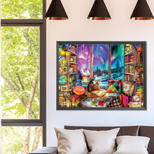 Load image into Gallery viewer, Cat In A House 40*30CM(Canvas) Full Square Drill Diamond Painting
