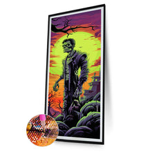Load image into Gallery viewer, Halloween Zombie 30*70CM(Canvas) Full Round Drill Diamond Painting
