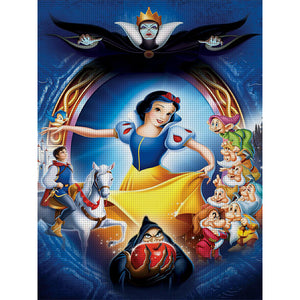 Yishu - Snow White - 50*65CM 11CT 3 Stamped Cross Stitch