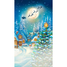 Load image into Gallery viewer, Christmas Eve 40*70CM(Canvas) Full Round Drill Diamond Painting
