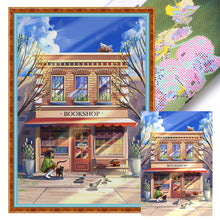 Load image into Gallery viewer, Yishu - Spring Bookstore - 50*70CM 11CT 3 Stamped Cross Stitch
