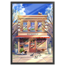 Load image into Gallery viewer, Yishu - Spring Bookstore - 50*70CM 11CT 3 Stamped Cross Stitch
