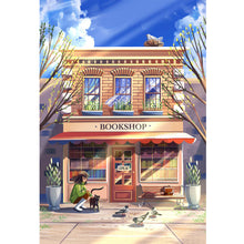 Load image into Gallery viewer, Yishu - Spring Bookstore - 50*70CM 11CT 3 Stamped Cross Stitch

