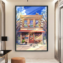 Load image into Gallery viewer, Yishu - Spring Bookstore - 50*70CM 11CT 3 Stamped Cross Stitch
