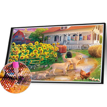 Load image into Gallery viewer, Puppy Team 40*30CM(Canvas) Full Round Drill Diamond Painting
