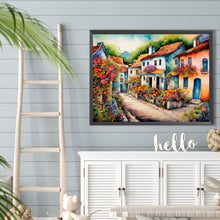 Load image into Gallery viewer, Countryside Town 40*30CM(Canvas) Full Round Drill Diamond Painting
