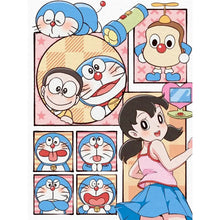 Load image into Gallery viewer, Yishu - Doraemon - 50*65CM 11CT 3 Stamped Cross Stitch
