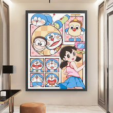 Load image into Gallery viewer, Yishu - Doraemon - 50*65CM 11CT 3 Stamped Cross Stitch
