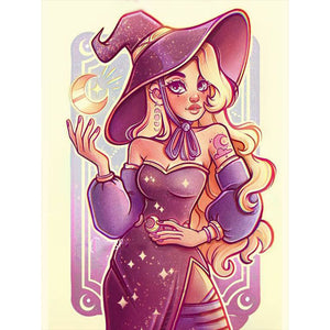 Yishu - Witch - 50*63CM 11CT 3 Stamped Cross Stitch