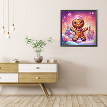 Load image into Gallery viewer, Gingerbread Cookies And Candy House 40*40CM(Picture) Full Round Drill Diamond Painting
