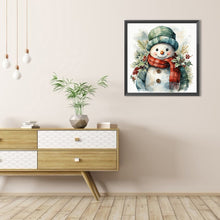 Load image into Gallery viewer, Snowman 40*40CM(Picture) Full Round Drill Diamond Painting
