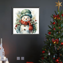 Load image into Gallery viewer, Snowman 40*40CM(Picture) Full Round Drill Diamond Painting
