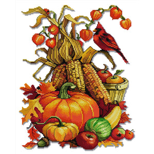 Joy Sunday - A Bountiful Harvest - 37*47CM 14CT 2 Stamped Cross Stitch
