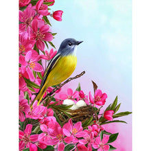 Load image into Gallery viewer, Sparrow On A Branch 30*40CM(Canvas) Full Round Drill Diamond Painting
