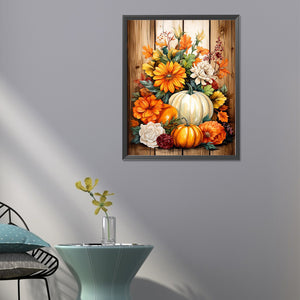 Pumpkin 40*50CM(Canvas) Full Round Drill Diamond Painting