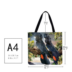 Canvas Bag-Parrots 40*40CM