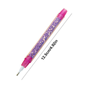 Star DIY Diamond Painting Point Drill Pen for DIY Painting Crafts (Purple)