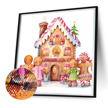 Load image into Gallery viewer, Christmas Cookie House 30*30CM(Canvas) Full Round Drill Diamond Painting
