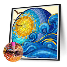 Load image into Gallery viewer, Sunrise At Sea 30*30CM(Canvas) Full Round Drill Diamond Painting
