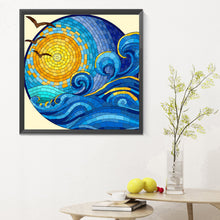 Load image into Gallery viewer, Sunrise At Sea 30*30CM(Canvas) Full Round Drill Diamond Painting
