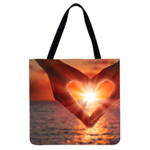 Load image into Gallery viewer, Canvas Bag-Hearts 40*40CM

