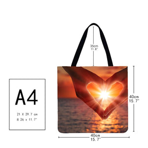 Canvas Bag-Hearts 40*40CM