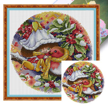 Load image into Gallery viewer, Joy Sunday - Flower Fairy - 35*35CM 14CT 2 Stamped Cross Stitch
