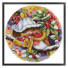 Load image into Gallery viewer, Joy Sunday - Flower Fairy - 35*35CM 14CT 2 Stamped Cross Stitch
