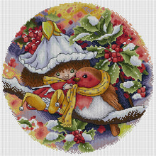 Load image into Gallery viewer, Joy Sunday - Flower Fairy - 35*35CM 14CT 2 Stamped Cross Stitch
