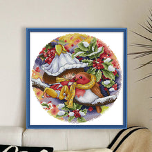 Load image into Gallery viewer, Joy Sunday - Flower Fairy - 35*35CM 14CT 2 Stamped Cross Stitch
