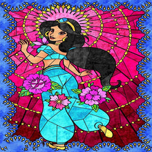 Load image into Gallery viewer, Princess Jasmine 30*40CM(Canvas) Full Round Drill Diamond Painting
