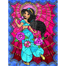 Load image into Gallery viewer, Princess Jasmine 30*40CM(Canvas) Full Round Drill Diamond Painting

