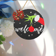 Load image into Gallery viewer, Christmas Wooden Diamond Painting Art Hanging Ornament (Welcome Colour Ball 2)
