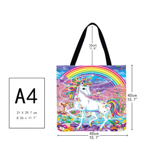 Canvas Bag-Unicorns 40*40CM