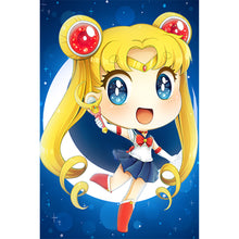 Load image into Gallery viewer, Sailor Moon Chibi 30*45CM(Canvas) Full Round Drill Diamond Painting
