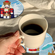 Load image into Gallery viewer, 8PCS Wooden Diamond Painting Coasters Kits for Adults Kids Beginner (Nutcracker)
