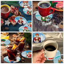 Load image into Gallery viewer, 8PCS Wooden Diamond Painting Coasters Kits for Adults Kids Beginner (Nutcracker)
