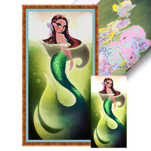 Load image into Gallery viewer, Yishu - Disney Princess Ariel - 40*80CM 11CT 3 Stamped Cross Stitch
