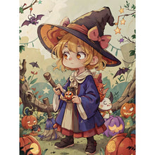 Load image into Gallery viewer, Yishu - Witch - 50*65CM 11CT 3 Stamped Cross Stitch
