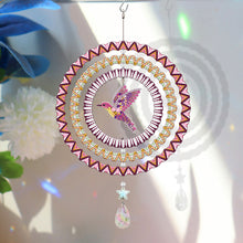 Load image into Gallery viewer, Suncatcher Diamond Painting Hanging Sign Xmas Home Windows Decor (Hummingbird)
