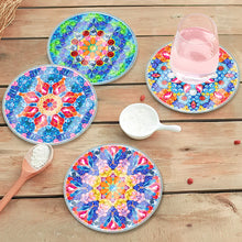 Load image into Gallery viewer, 6PCS Acrylic Washable Diamond Painting Crafts Coaster with Holder (Mandala)

