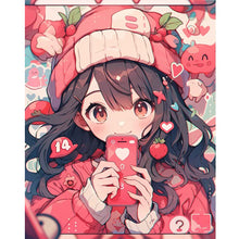Load image into Gallery viewer, Cartoon Girl 40*50CM(Canvas) Full Round Drill Diamond Painting

