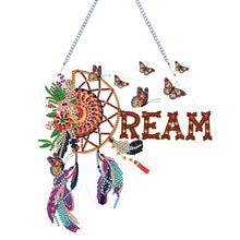 Load image into Gallery viewer, Dreamcatcher 2D Flat DIY Diamond Art Pendant Single-Sided Drill Wall Door Decor
