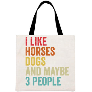 Canvas Bag-Horse 40*40CM