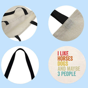 Canvas Bag-Horse 40*40CM